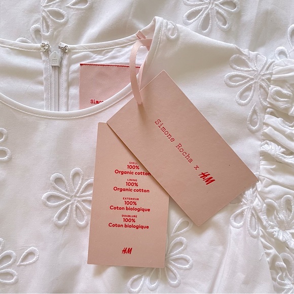 Simone Rocha x H&M Eyelet Embroidery Dress, S - Picture 5 of 8